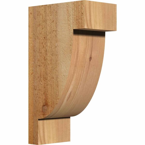 Ekena Millwork Alpine Rough Sawn Corbel, Western Red Cedar, 6"W x 10"D x 18"H COR06X10X18ALP00RWR - main